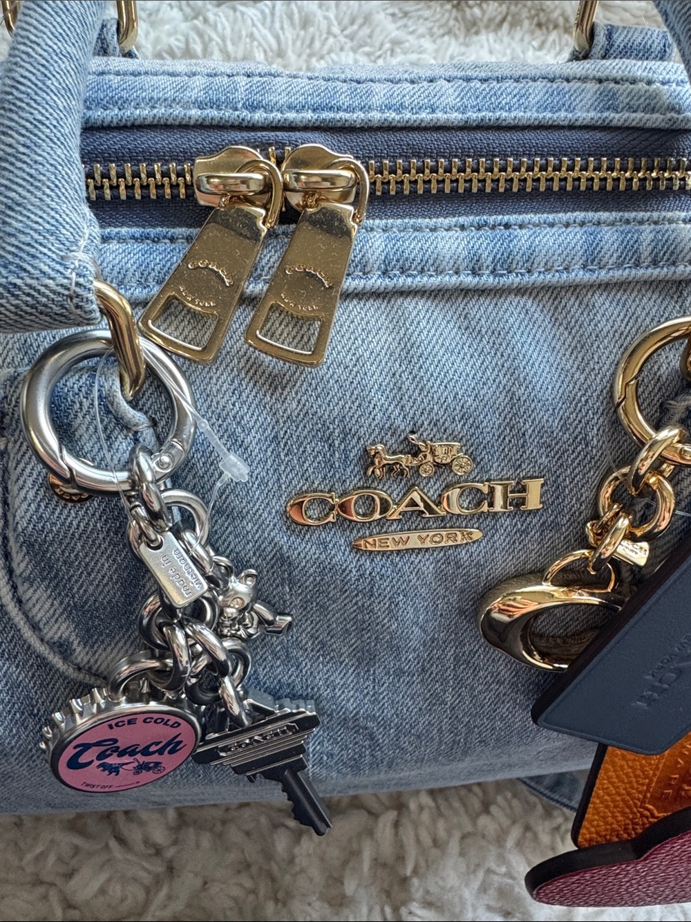 ๐ Coach Loved Denim Rowan - Picture 5 of 5